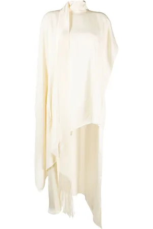 ‎Taller Marmo‎ Attached-scarf asymmetric kaftan dress