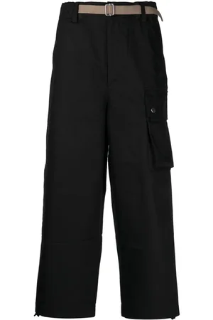 Spoonyard Cropped wide-leg cargo trousers