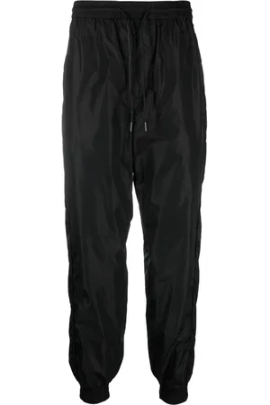 JUUN.J Drawstring-waistband tapered-leg trousers