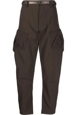 Spoonyard Logo-appliqué tapered cargo trousers