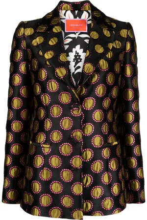 La DoubleJ 24/7 patterned-jacquard jacket