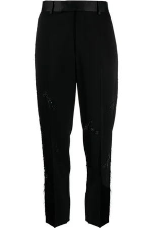 UNDERCOVER Embroidered straight-leg trousers