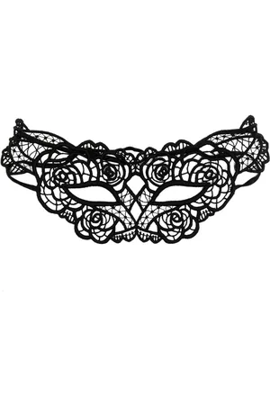 FLEUR DU MAL Rose guipure eye mask