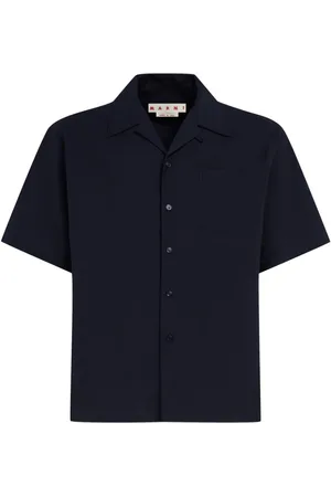 Marni Camp-collar virgin wool shirt