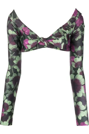 Agua by Agua Bendita Alfonsina Fortuna floral-print bikini top
