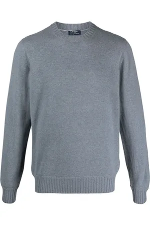 BARBA Crew-neck cashmere jumper
