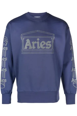 ARIES Logo-print cotton sweatshirt