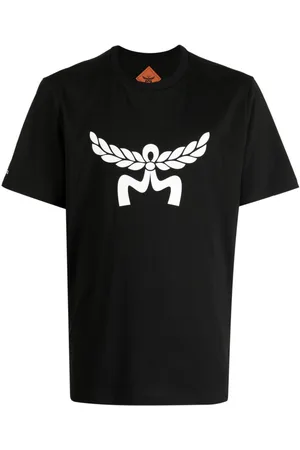 MCM Laurel logo-print organic-cotton T-shirt