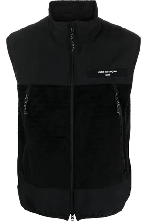 Comme des Garçons Zip-up panelled waistcoat