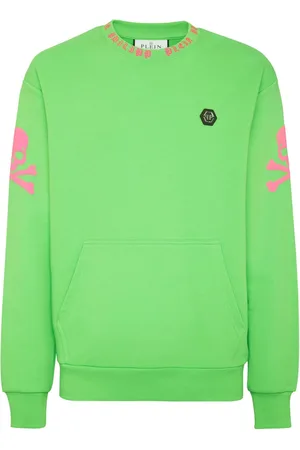Philipp Plein Skull-print cotton sweatshirt