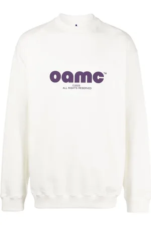 OAMC Logo-print crew-neck sweatshirt