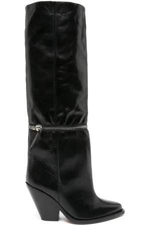 Isabel Marant Larane 90mm zip-embellished boots