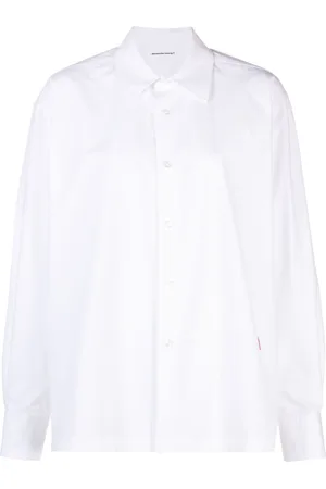 Alexander Wang Logo-appliqué cotton shirt