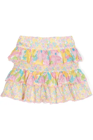 Marlo Amalia floral-print tiered skirt