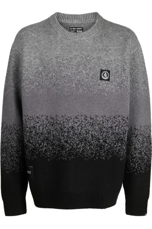 Izzue Slogan-embroidered crew-neck jumper