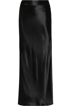 Salvatore Ferragamo Satin maxi skirt