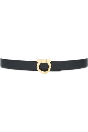 Salvatore Ferragamo Gancini-plaque reversible leather belt