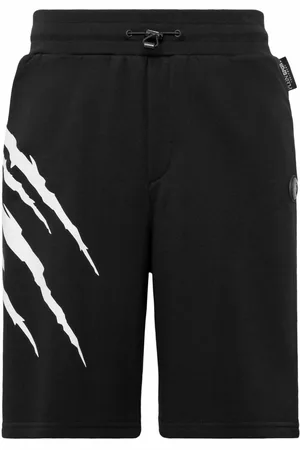 Philipp Plein Scratch-print track shorts