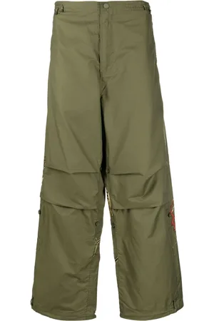 Maharishi Tiger vs Samurai-embroidered cargo trousers