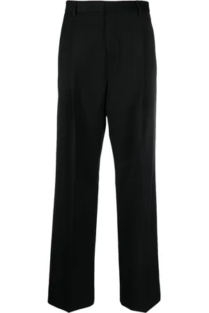 BRIGLIA Borgon pleated straight trousers