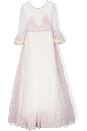 Manuela Macías Scarlette empire-line tulle dress