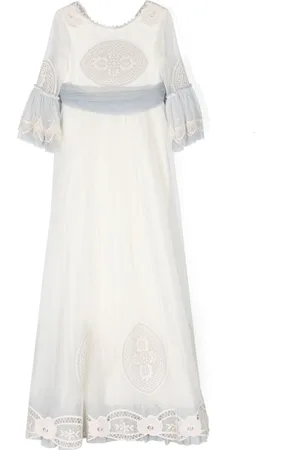 Manuela Macías Ivonne empire-line tulle dress