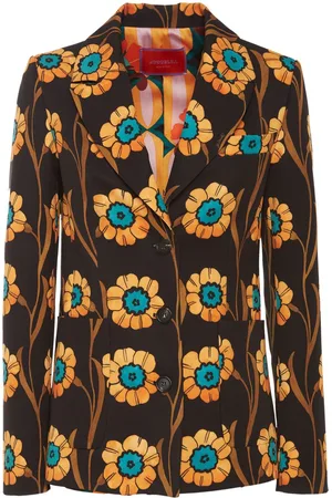 La DoubleJ 24/7 floral-print blazer