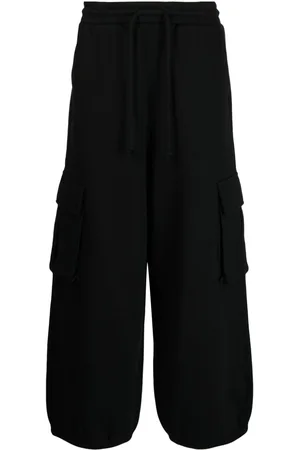 FIVE CM Logo-patch cotton-blend track pants