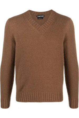 Tom Ford Ribbed-knit V-neck jumper