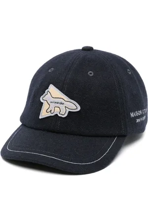 Maison Kitsuné X And Wander logo-appliqué cap