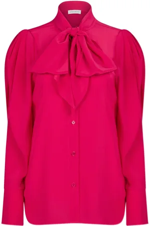 Nina Ricci Tie-neck silk blouse