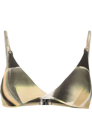 Lenny Niemeyer Abstract-print triangle bikini top