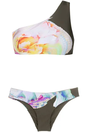 Lenny Niemeyer Abstract off-shoulder bikini top
