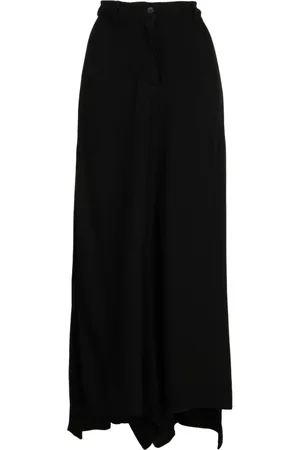 MASNADA Wide-leg high-waist trousers