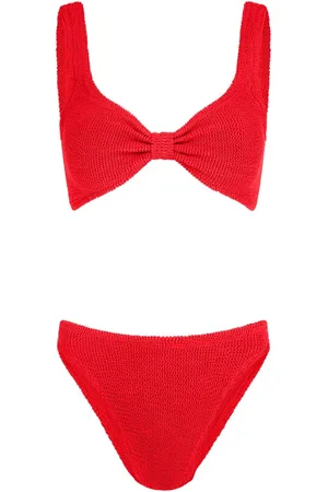 Hunza G Bonnie seersucker bikini