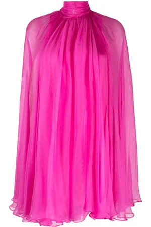MANURI Ama semi-sheer silk minidress