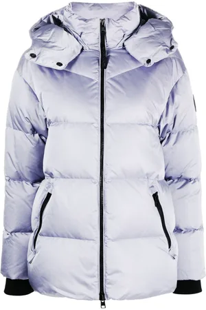 Woolrich Logo-patch hooded padded jacket