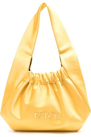 Patou Le Biscuit satin tote bag