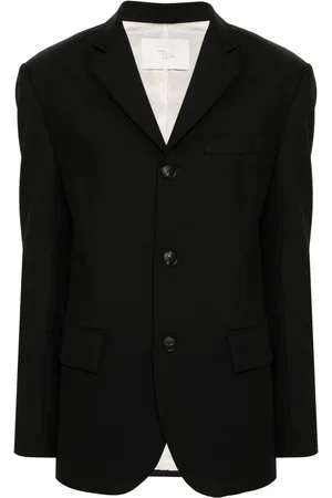 TELA Cotton-blend single-breasted blazer