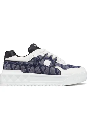 VALENTINO GARAVANI One Stud XL Toile Iconographe sneakers