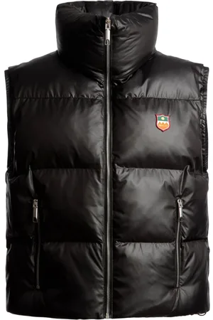 Bally Logo-patch high-neck gilet