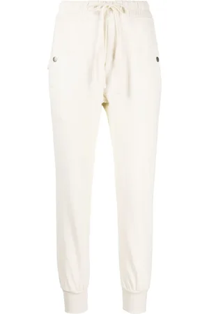 THOM KROM Drawstring cotton-blend trousers