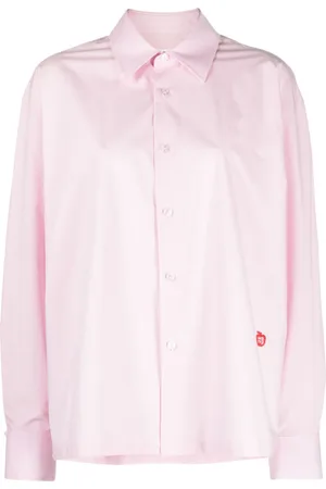 Alexander Wang Logo-patch cotton shirt