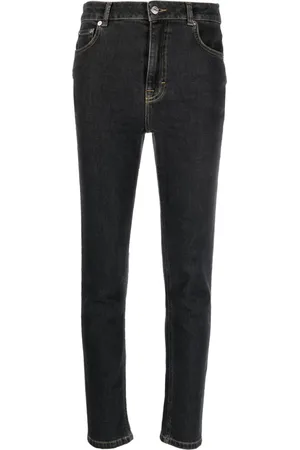 Moschino High-rise skinny-cut jeans
