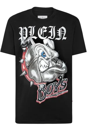 Philipp Plein Bulldogs cotton T-shirt
