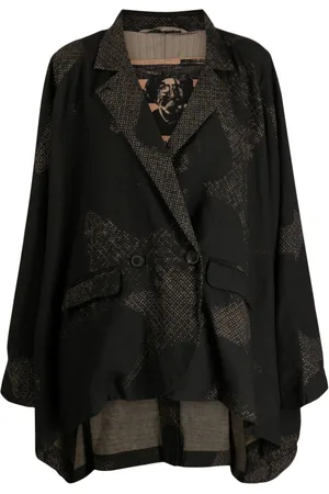 RUNDHOLZ Distressed double-breasted peacoat