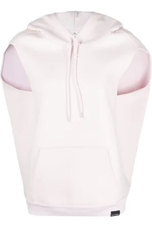 Courrèges Logo-embroidered jersey hoodie
