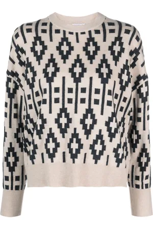 Brunello Cucinelli Jacquard virgin wool-blend jumper
