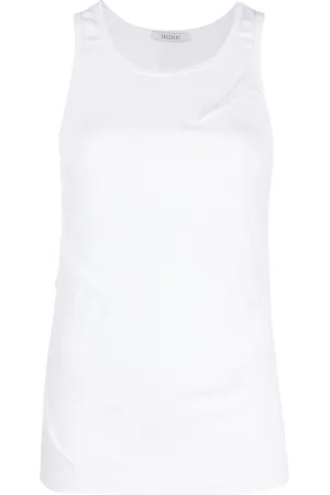 Gauchere Round-neck sleeveless tank top