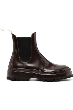 Jacquemus Les Chelsea Pavane leather boots